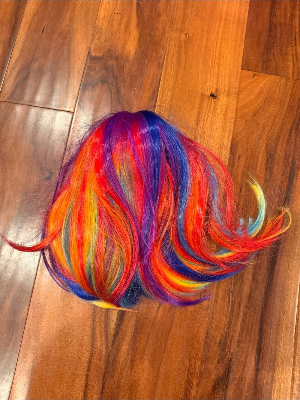 Rainbow Wig Multicolor - new in packaging